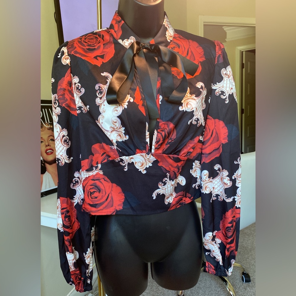 silk long sleeve blouse